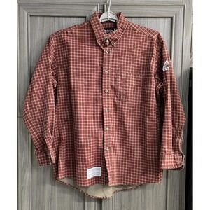 Bulwark FR Shirt Mens XL Red Plaid Flame Resistant LS Button Up Work